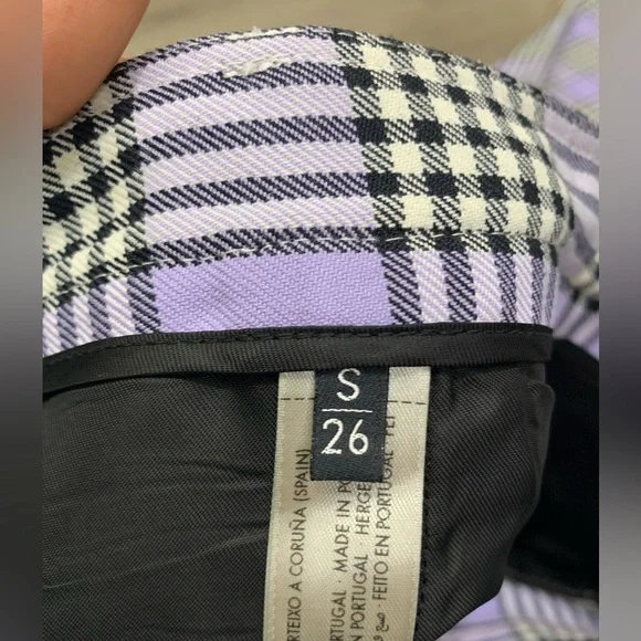 Uterque Check 2‎ Piece Suit Sz S NWOT - Picture 14 of 16